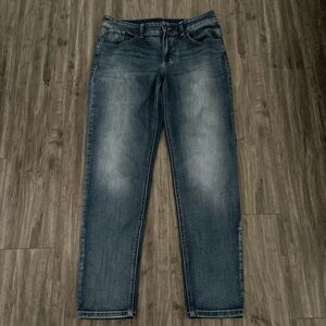 Chico’s platinum medium wash denim jeans women’s size 0.5